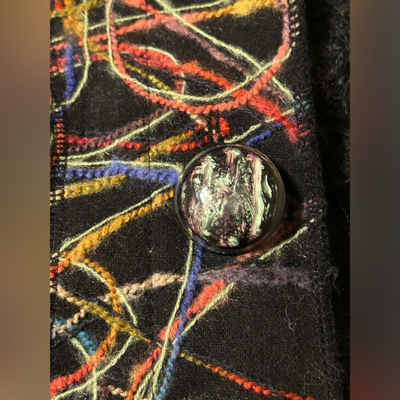 Anthro Griffolie Paris Mohair Sweater Coat Size 2 (S) - Picture 9 of 12